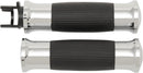 Air GEL Grips Black / Chrome For Indian CHIEF 111 ABS 2014-2017 - 25.4 MM