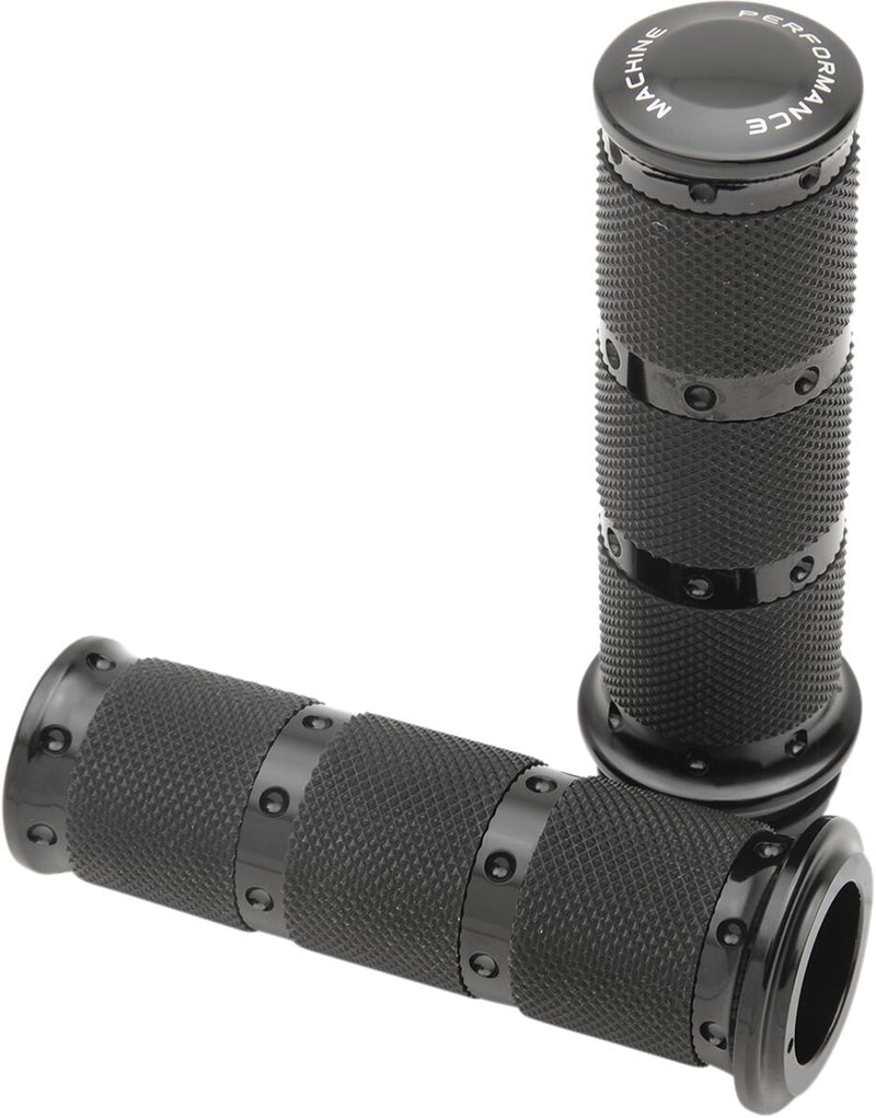 Contour XLS Renthal Wrapped Grips Anodized / Black For Harley Davidson FLDE 1750 ABS 2018-2020 - 25.4 MM
