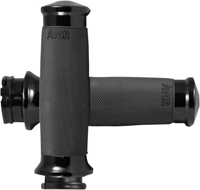 Custom Contour Grips Anodized / Black For Harley Davidson FLD 1690 2012-2013 - 10 CM