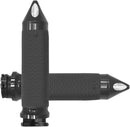 Vibration Dampening Memory Foam Grips Anodized / Black For Harley Davidson FLH 1984-1985 - 25.4 MM