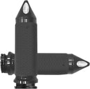 Vibration Dampening Memory Foam Grips Anodized / Black For Harley Davidson FLD 1690 2012-2013 - 25.4 MM