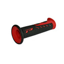 Double Density Road 725 Closed End Grips Black / Red
