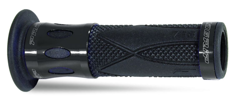 Single Density Road 728 Closed End Grips Black Anodized Aluminium