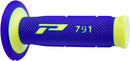 Double Density Offroad 791 Closed End Grips Fluo Yellow / Blue