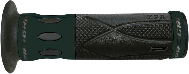 Road 728 Open End Grips Aluminium Ring Black / Black