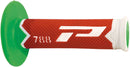 Triple Density Offroad 788 Closed End Grips White / Red / Green