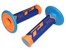 Triple Density Offroad 788 Closed End Grips Fluo Orange / Blue / Light Blue