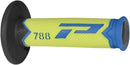 Triple Density Offroad 788 Closed End Grips Lght Blue / Fluo Yellow / Black