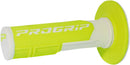 Double Density Offroad 801 Closed End Grips White / Fluo Yellow
