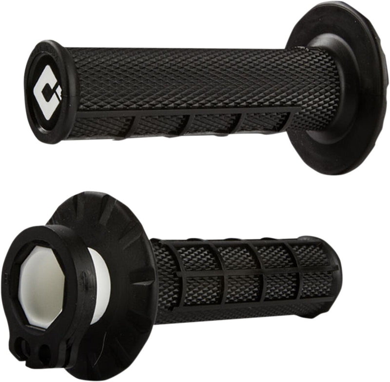 V2 Waffle Lock-On Grips Black / Flat For Beta RR 125 2018-2022 - 22 MM