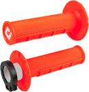 V2 Waffle Lock-On Grips Flat / Orange For Beta RR 125 2018-2022 - 22 MM