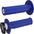 V2 Waffle Lock-On Grips Blue / Flat For Beta RR 125 2018-2022 - 22 MM
