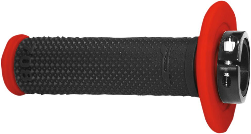 708 Offroad Single Density Lock On Grips Red / Black