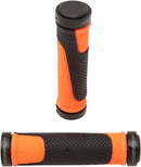 997 ATV / MTB Lock On Double Density Open End Grips Fluo Orange / Black