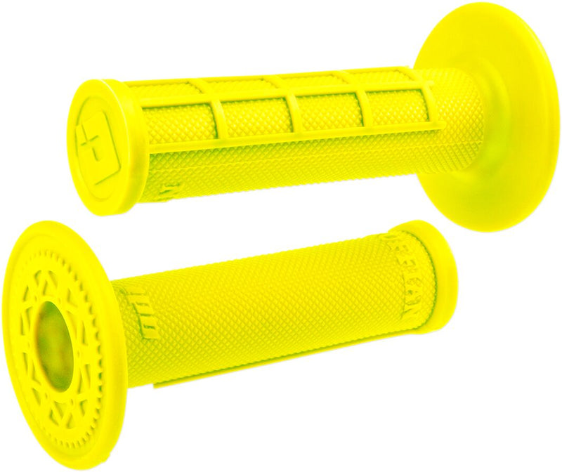 Ruffian MX Half Waffle Single-Ply Grip Fluorescent Yellow - 22 MM