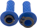 36 Series Clamp-On Grips Black / Blue / Flat For Gas Gas EC 200 2019-2020 - 11.7 CM