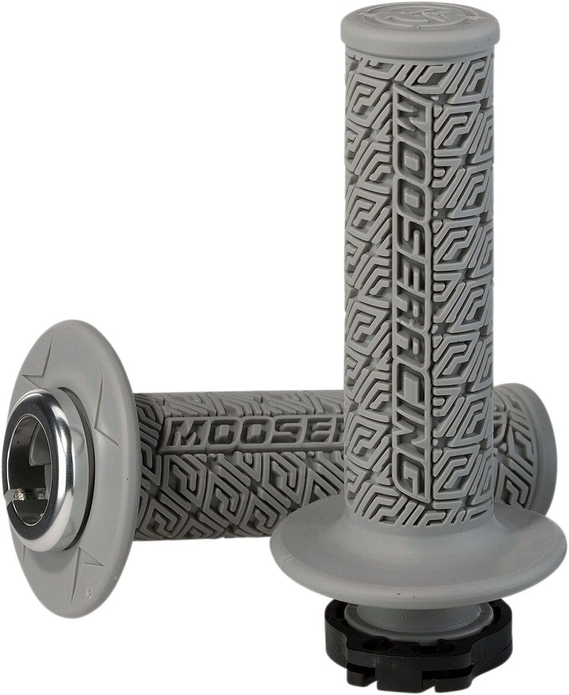 36 Series Clamp-On Grips Flat / Grey / Silver For Gas Gas EC 200 2019-2020 - 11.7 CM
