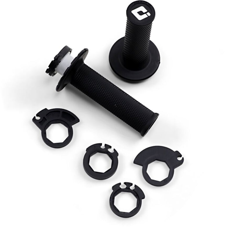 V2 Lock-On No-Waffle Grips Black / Flat For Beta RR 125 2018-2022 - 22 MM