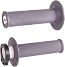 V2 Lock-On No-Waffle Grips Flat / Graphite For Beta RR 125 2018-2022 - 22 MM