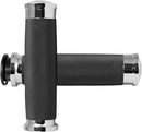 Custom Contour Grips Black / Chrome For Indian CHIEF 111 ABS 2018-24 - 25.4 MM