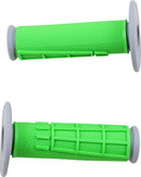 Comp Diamond Half Waffle Grips Flat / Green For Gas Gas EC 200 2019-2020
