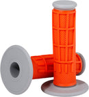 Comp Diamond Half Waffle Grips Flat / Orange For Gas Gas EC 200 2019-2020