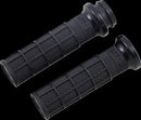 Hart-Luck Signature V-Twin Lock-On Grips Anodized / Black For Harley Davidson FLD 1690 2012-2013 - 25.4 MM