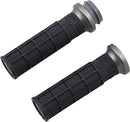 Hart-Luck Signature V-Twin Lock-On Grips Anodized / Black / Graphite For Harley Davidson FLDE 1750 ABS 2018-2020 - 25.4 MM