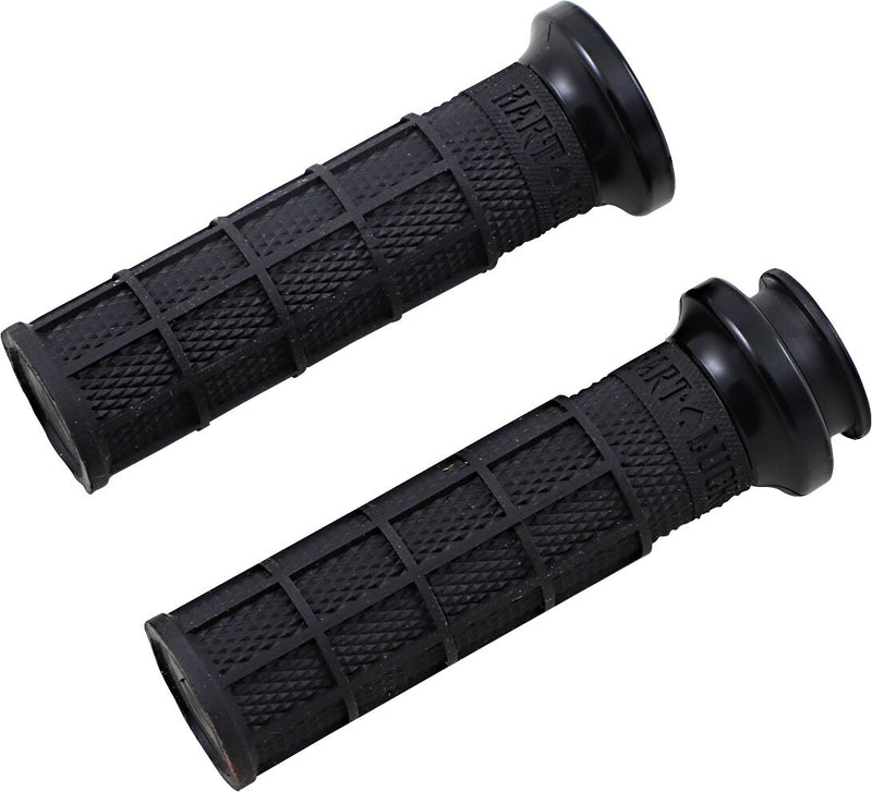 Hart-Luck Signature V-Twin Lock-On Grips for Indian Black For Indian CHALLENGER 108 ABS 2020-2022 - 25.4 MM