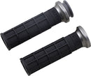 Hart-Luck Signature V-Twin Lock-On Grips for Indian Black / Graphite For Indian CHALLENGER 108 ABS 2020-2022 - 25.4 MM