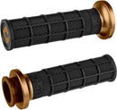 Hart-Luck Signature V-Twin Lock-On Grips for Indian Black / Bronze For Indian CHALLENGER 108 ABS 2020-2022 - 25.4 MM
