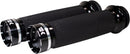 Tracer Grips Black For Harley Davidson FLDE 1750 ABS 2018-20 - 25.4 MM