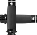 Tracer Grips Black For Harley Davidson FLDE 1750 ABS 2018-20 - 25.4 MM