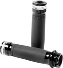 Vision Series Contour LED Turn Signal Grips Anodized / Black For Harley Davidson FLD 1690 2012-2013