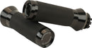Grips Black For Harley Davidson FLD 1690 - 25.4 MM