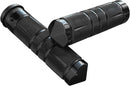 Knurled Diamond Custom Grips Anodized / Black For Harley Davidson FLHTCUTGSE 1923 ABS - 25.4 MM