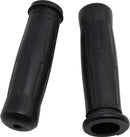 Old School Rubber Grips Black / Flat For Harley Davidson FLDE 1750 ABS 2018-20 - 25.4 MM