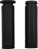 Old School Rubber Grips Black / Flat For Harley Davidson FLDE 1750 ABS 2018-2020 - 25.4 MM