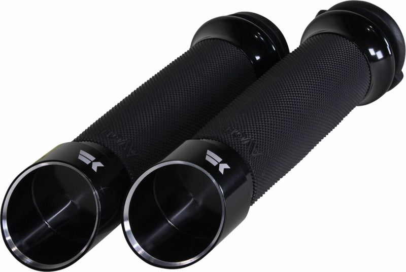 Edge Grips Black For Harley Davidson FLDE 1750 ABS 2018-20 - 25.4 MM