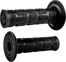 Rogue MX Single Ply Grips Black / Flat - 22 MM