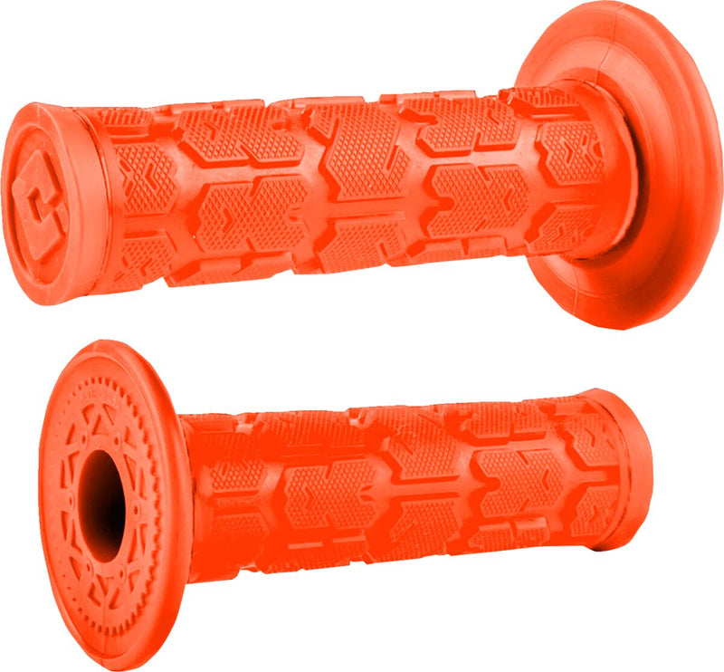 Rogue MX Single Ply Grips Flat / Orange - 22 MM