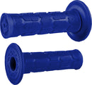 Rogue MX Single Ply Grips Blue / Flat - 22 MM