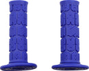 Rogue MX Single Ply Grips Blue / Flat - 22 MM