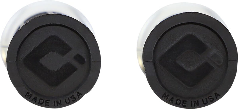 Hart-Luck Signature V-Twin Lock-On Grips Anodized / Black / Silver For Harley Davidson FLDE 1750 ABS 2018-2020 - 25.4 MM