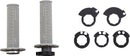 DirtControl V2 Lock-On Grips Flat / Grey For Beta RR 125 2013-2022 - 12.5 CM