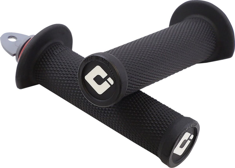 Ruffian ATV/PWC Grips Black / Flat / Red - 12.5 CM