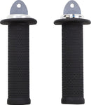 Ruffian ATV/PWC Grips Black / Flat / Silver - 12.5 CM