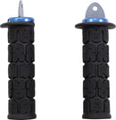 Rogue ATV/PWC Grips Black / Blue / Flat - 12.5 CM