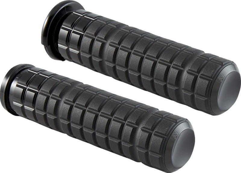 SpeedLiner Grips Black For Harley Davidson FLD 1690 - 25.4 MM