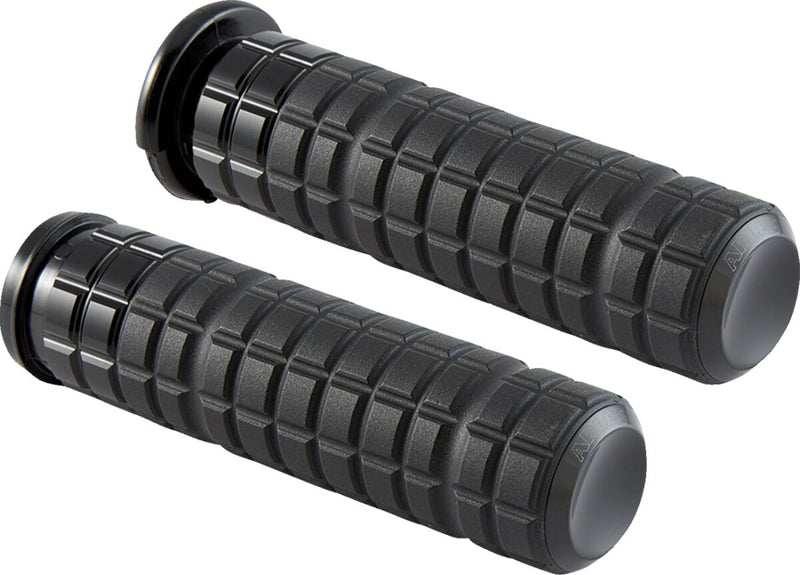SpeedLiner Grips Black For Harley Davidson FLDE 1750 ABS - 25.4 MM